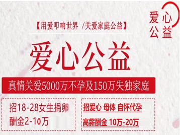 邵阳捐卵助孕生子 爱心志愿者招募